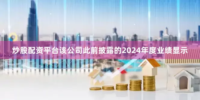 炒股配资平台该公司此前披露的2024年度业绩显示